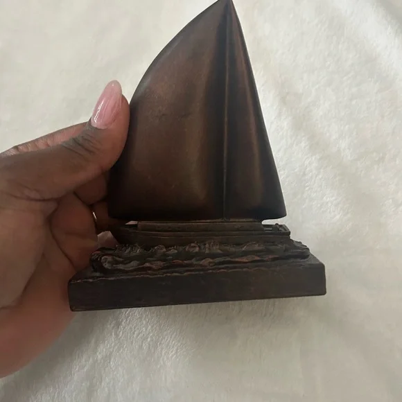 He Guides, Trust In the Lord, Sailboat Sculpture, Small - Picture 5 of 7